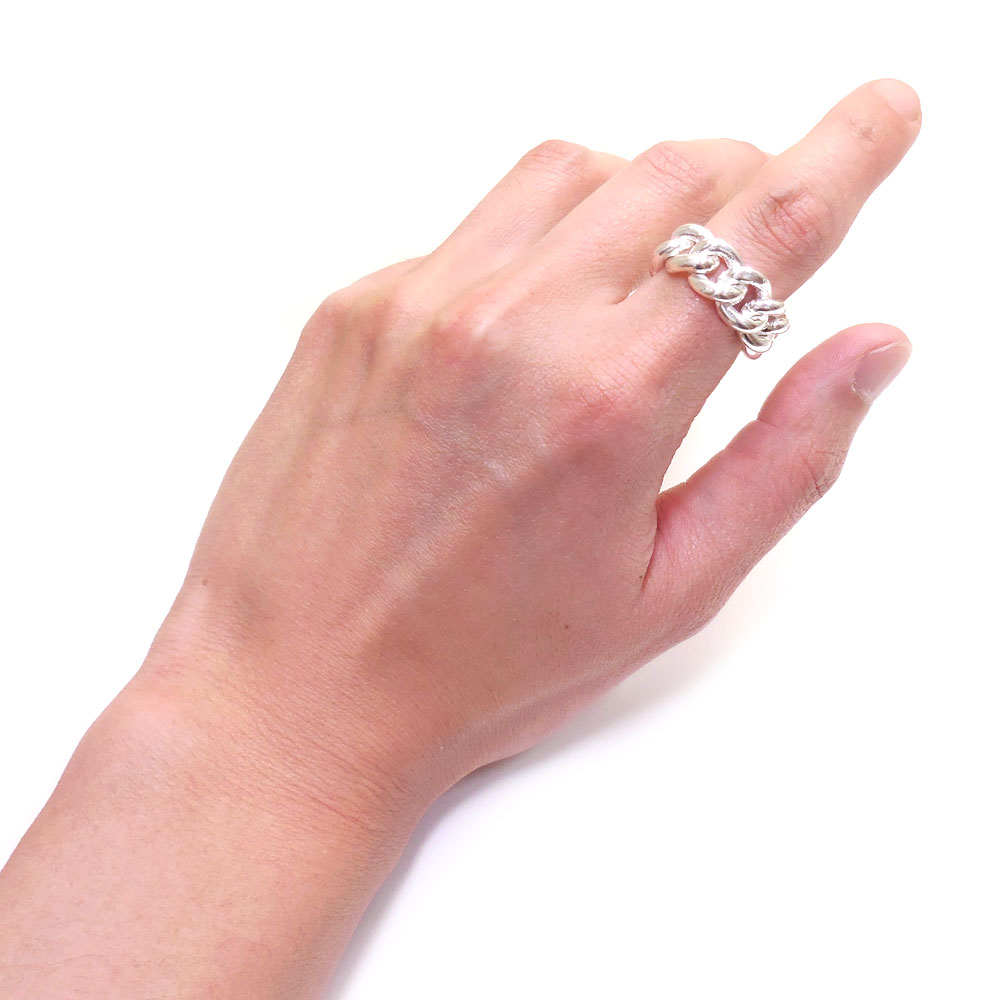 シルバーチェーンリング：丸キヘイ