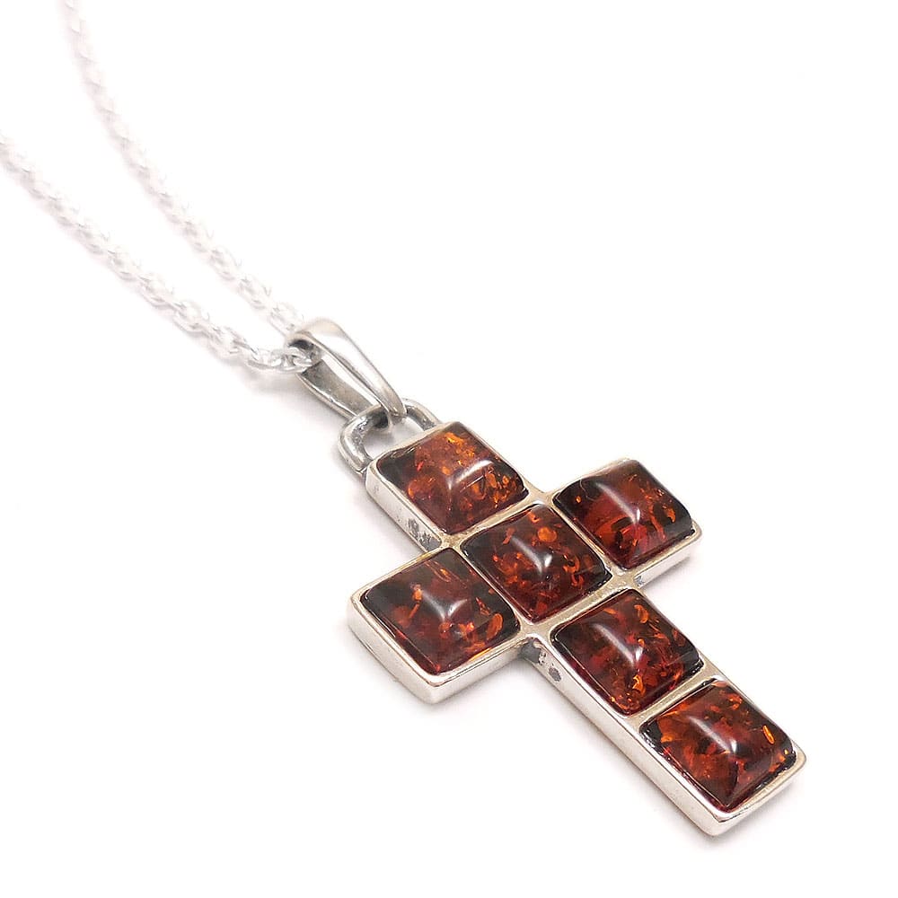 ペンダントネックレス：クローバー