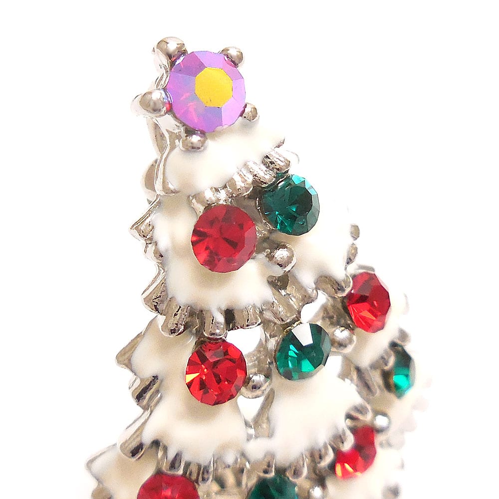 クリスマスツリーのブローチ