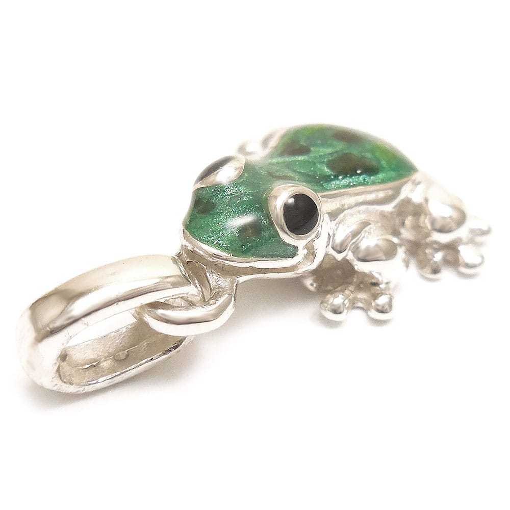 サツルノ：カエルのシルバーチャーム