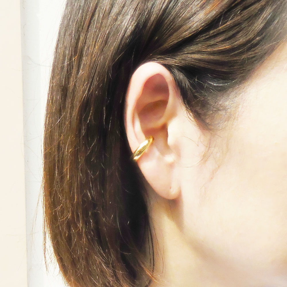 シルバーイヤーカフ：サークル