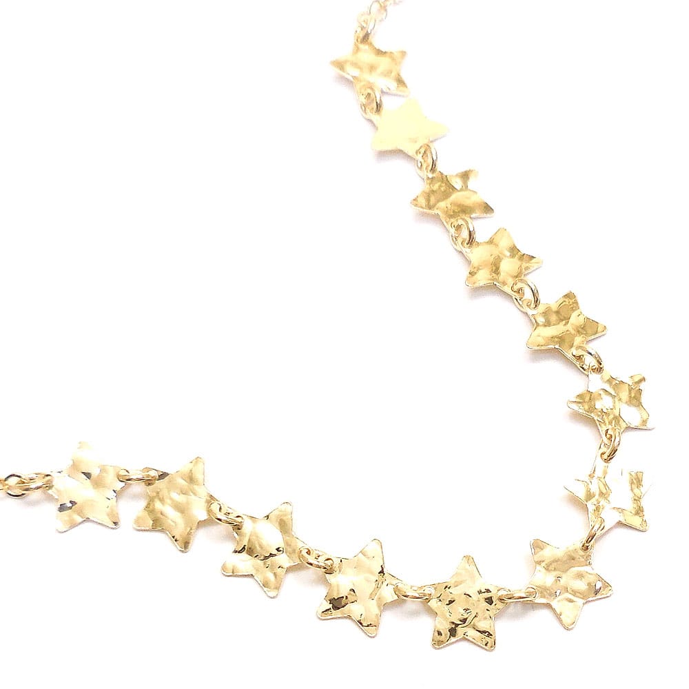 シルバーネックレス：スター