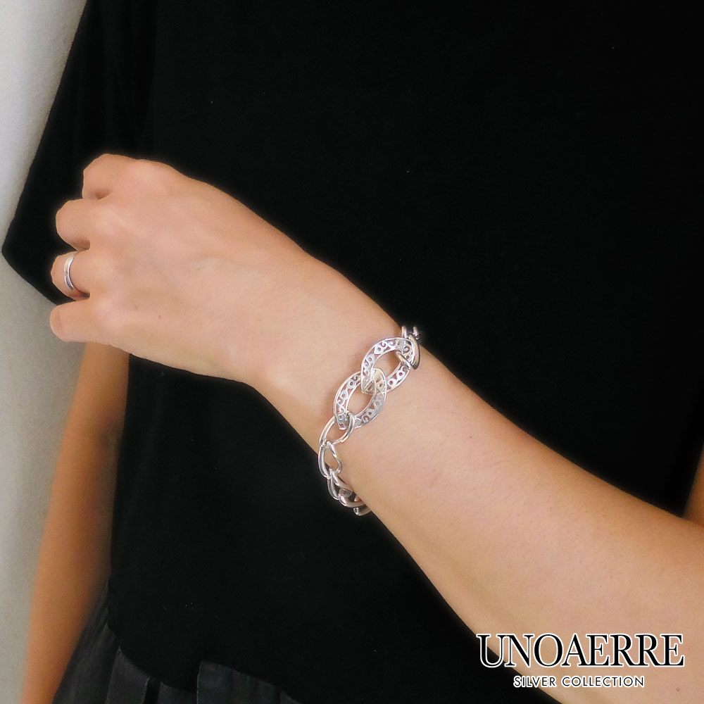 UNOAERRE:ウノアエレ:シルバーブレスレット