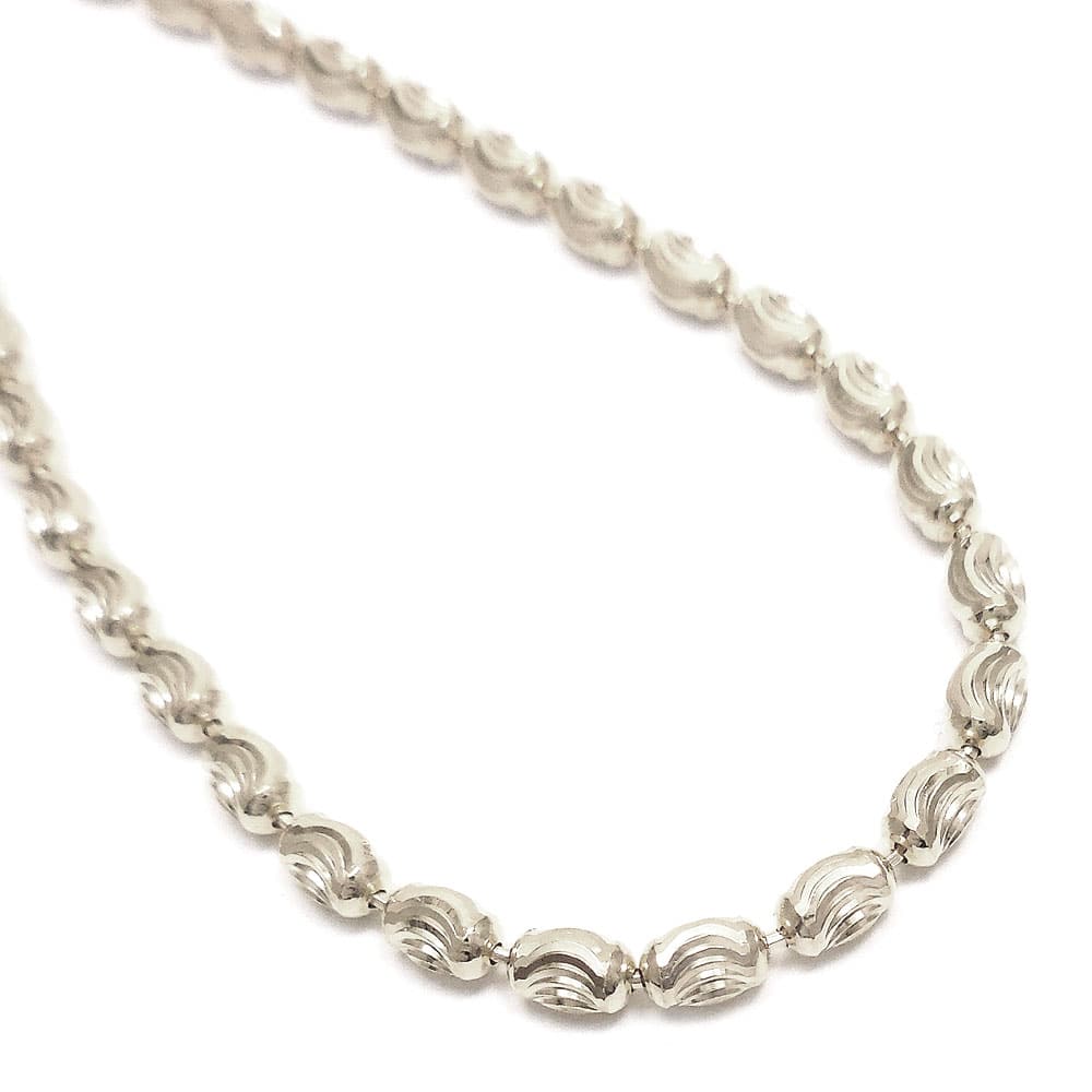 シルバーボールチェーンネックレス