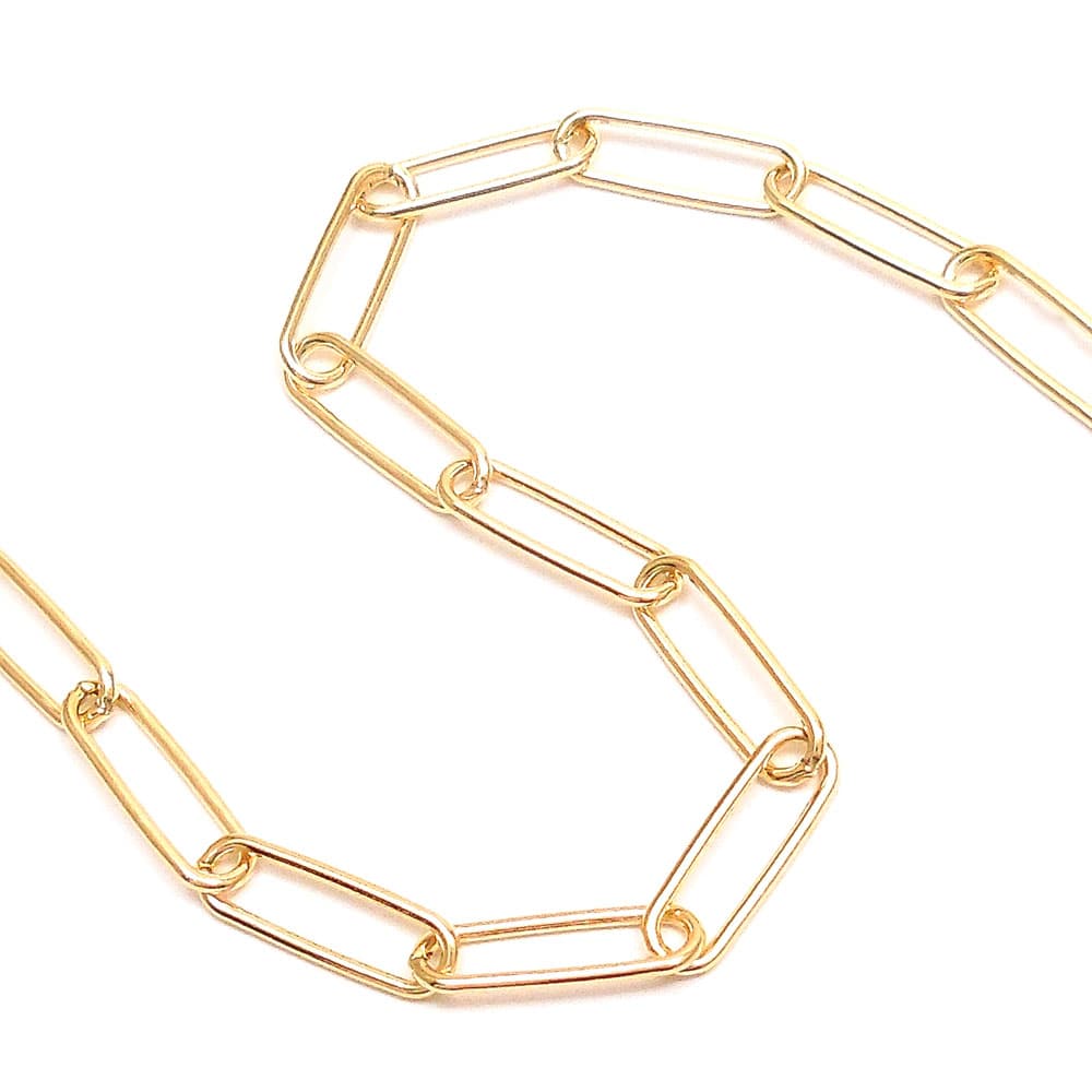 シルバーブレスレット：クリップチェーン