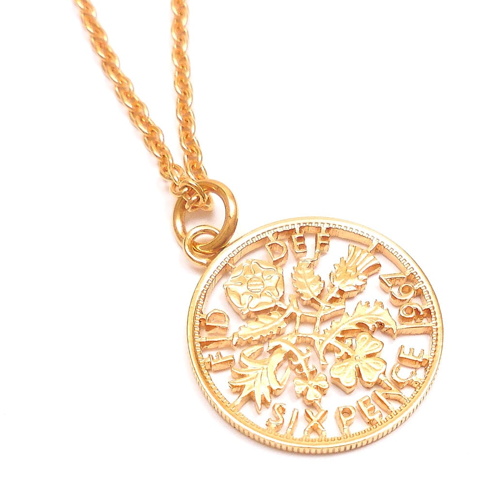 6ペンス：ペンダントネックレス