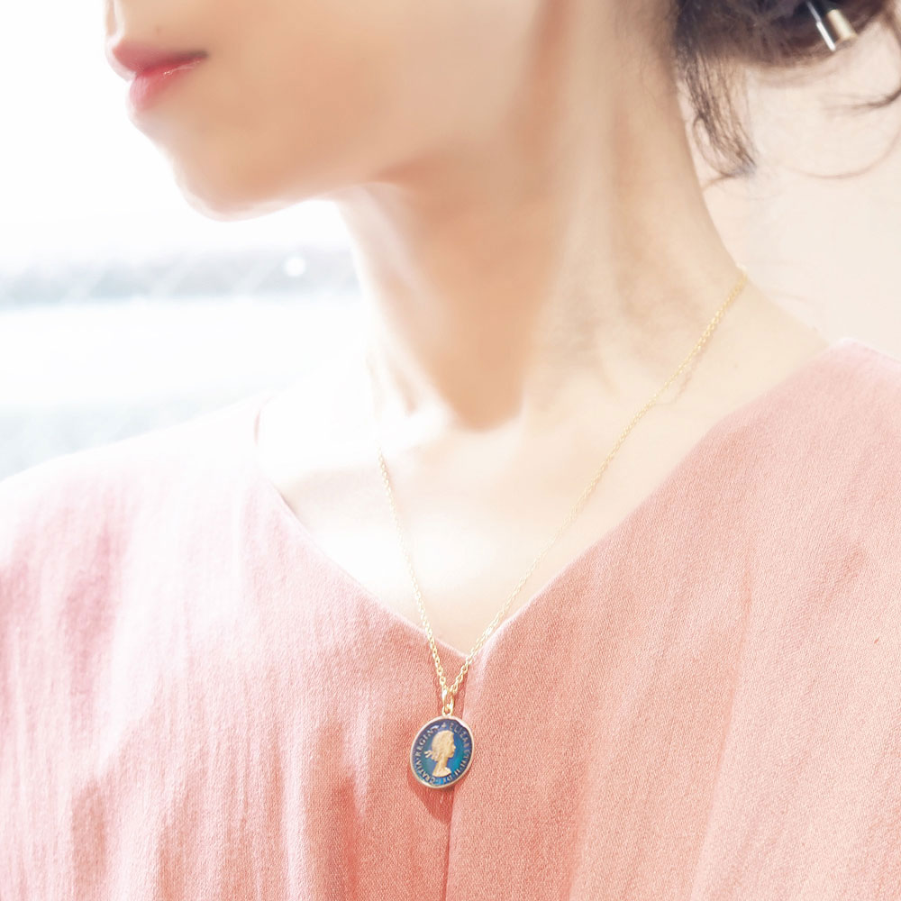 6ペンス：ペンダントネックレス
