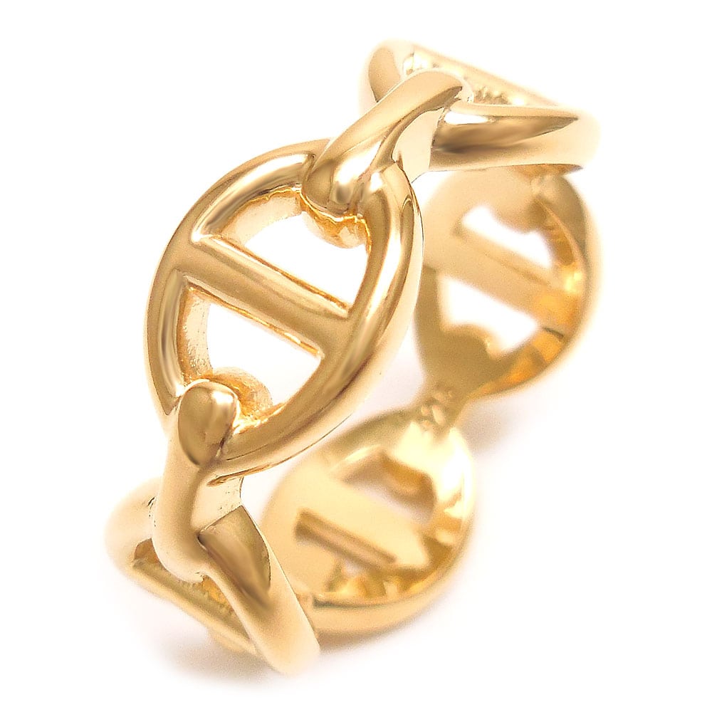 シルバーリング：マリンチェーンデザイン