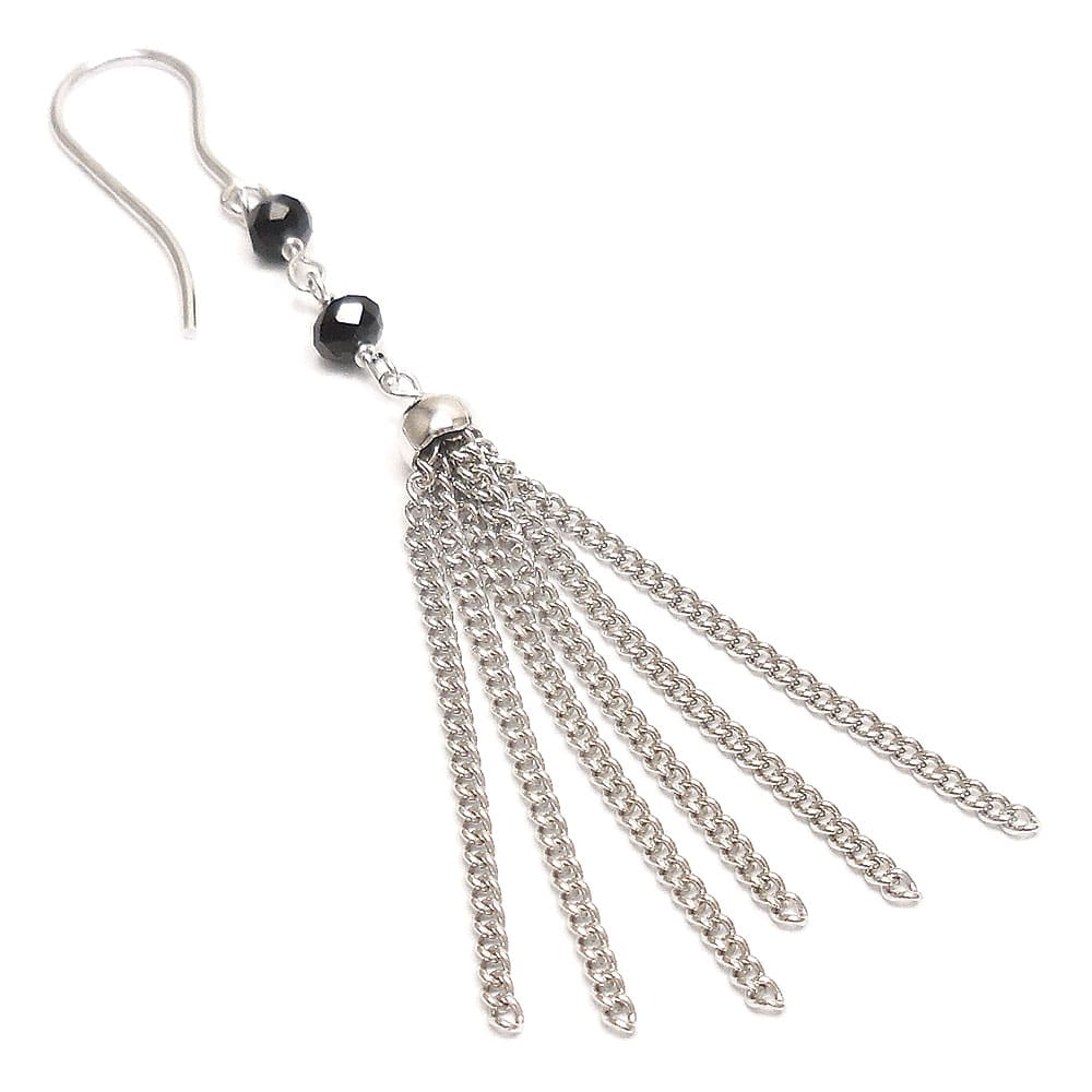 UNOAERRE:ウノアエレ:シルバーピアス：チェーンダングル