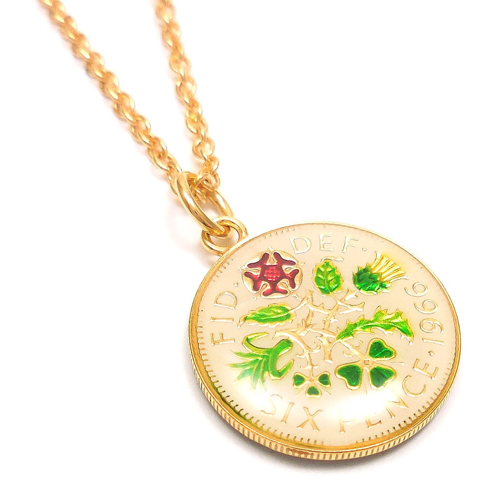 6ペンス：ペンダントネックレス