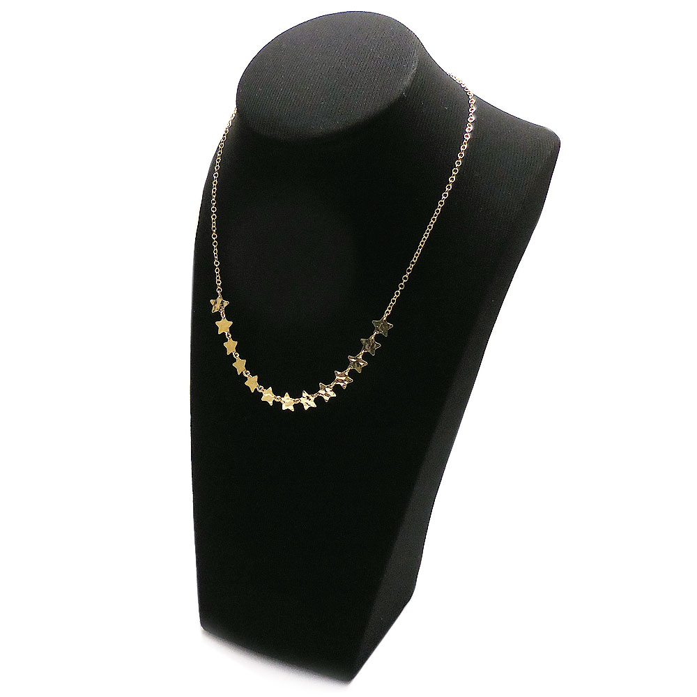 シルバーネックレス：スター