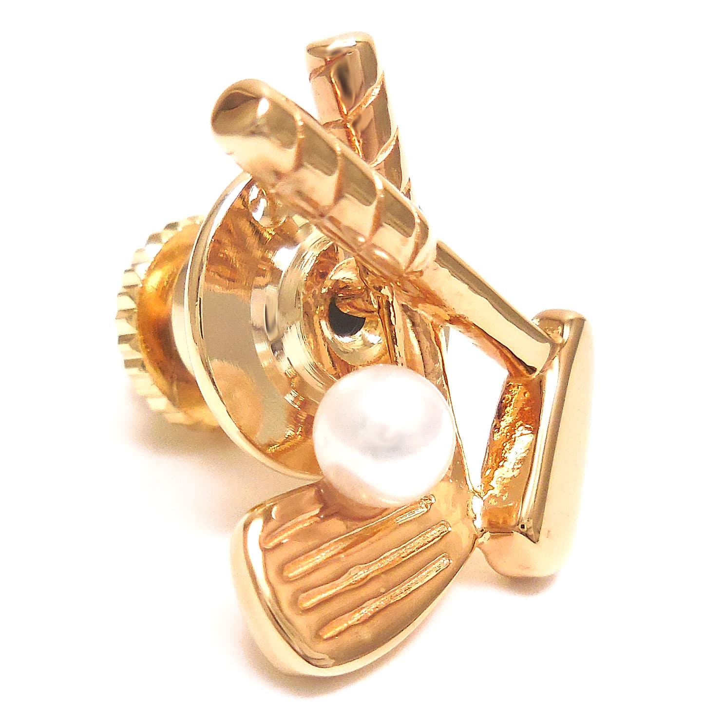 ゴルフクラブのピンブローチ