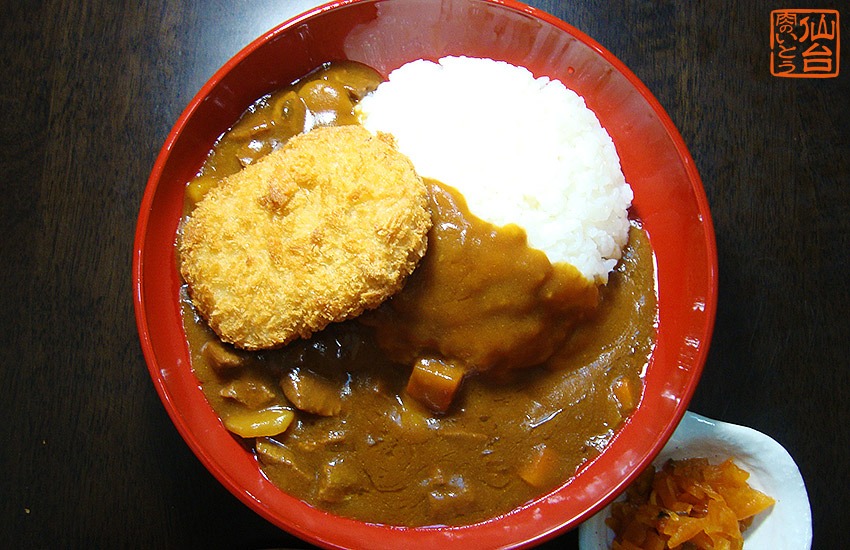 コロッケカレー写真