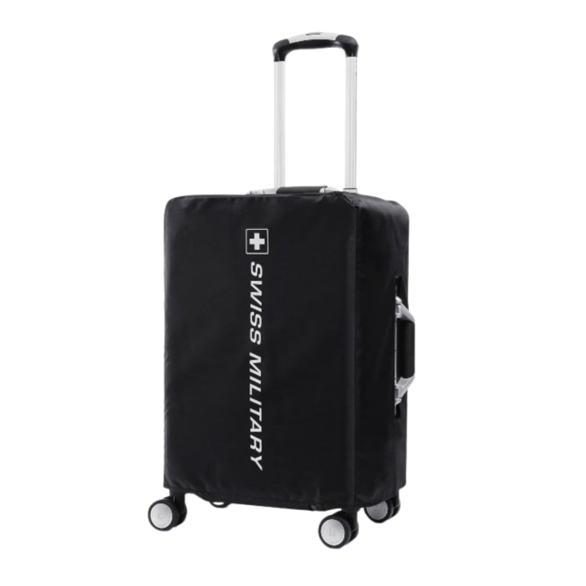 SWISS MILITARY[スイスミリタリー] スーツケースカバー CYGNUS[シグナス] MOTIVAN[モティバン] Sサイズ(55cm)用 (SM-AC20-A820) ブラック Sサイズ用