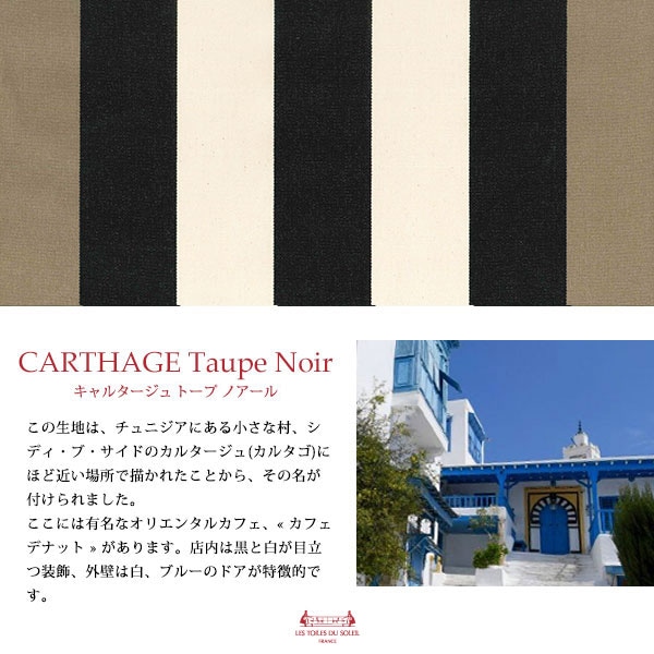 キャルタージュ トープ ノアール/CARTHAGE Taupe Noir