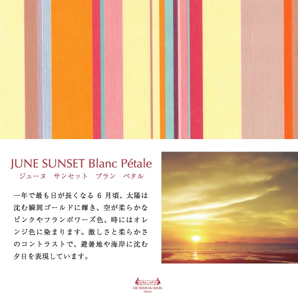ジューヌ サンセット ブラン ペタル/JUNE SUNSET Blanc Petale