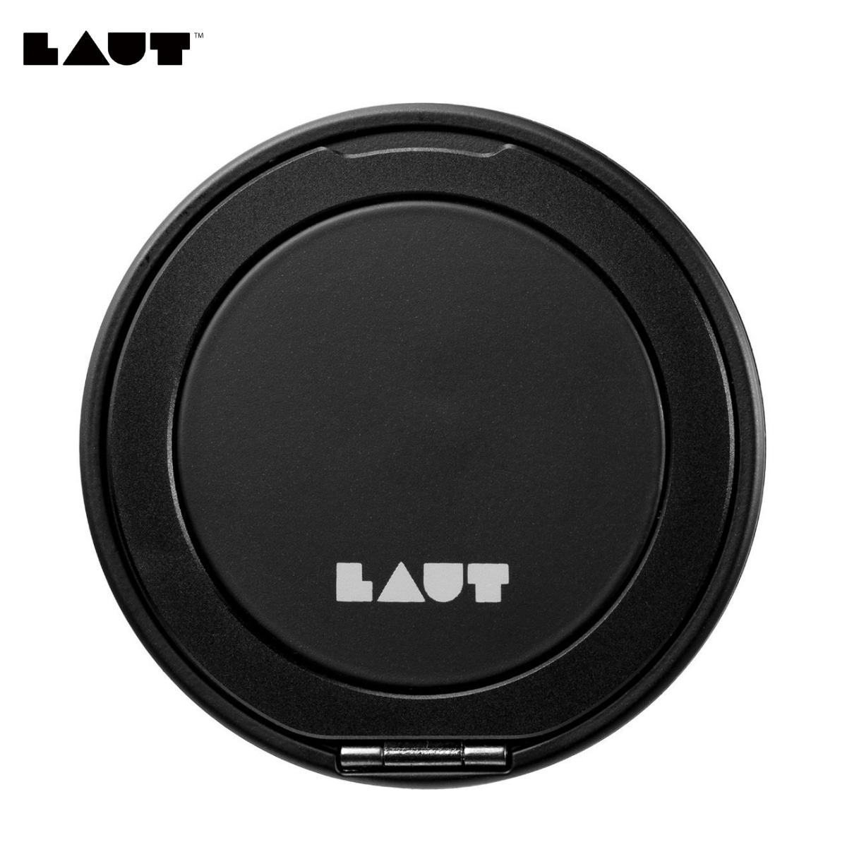 MagSafe対応 リングスタンド スマホリング 360°回転 メタルリング付属 Black(ブラック) LAUT[ラウト] MAGADD 360 Ring Stand for MagSafe (L_MAG_360_BK)