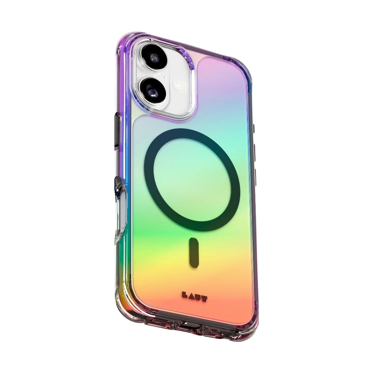 LAUT[ラウト] iPhone 17 スマホケース スマホカバー AERO HOLOミッドナイト