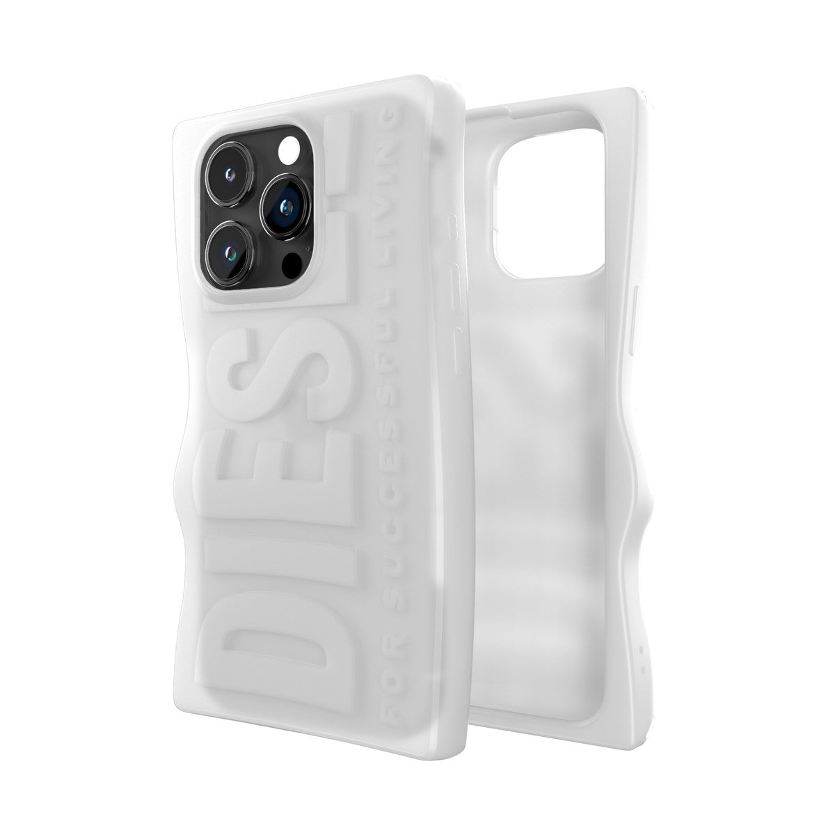 国内配送★DIESEL★iPhone 15 Pro シリコンケース ホワイト 国内配送☆DIESEL☆iPhone 15 Pro シリコンケース ホワイト