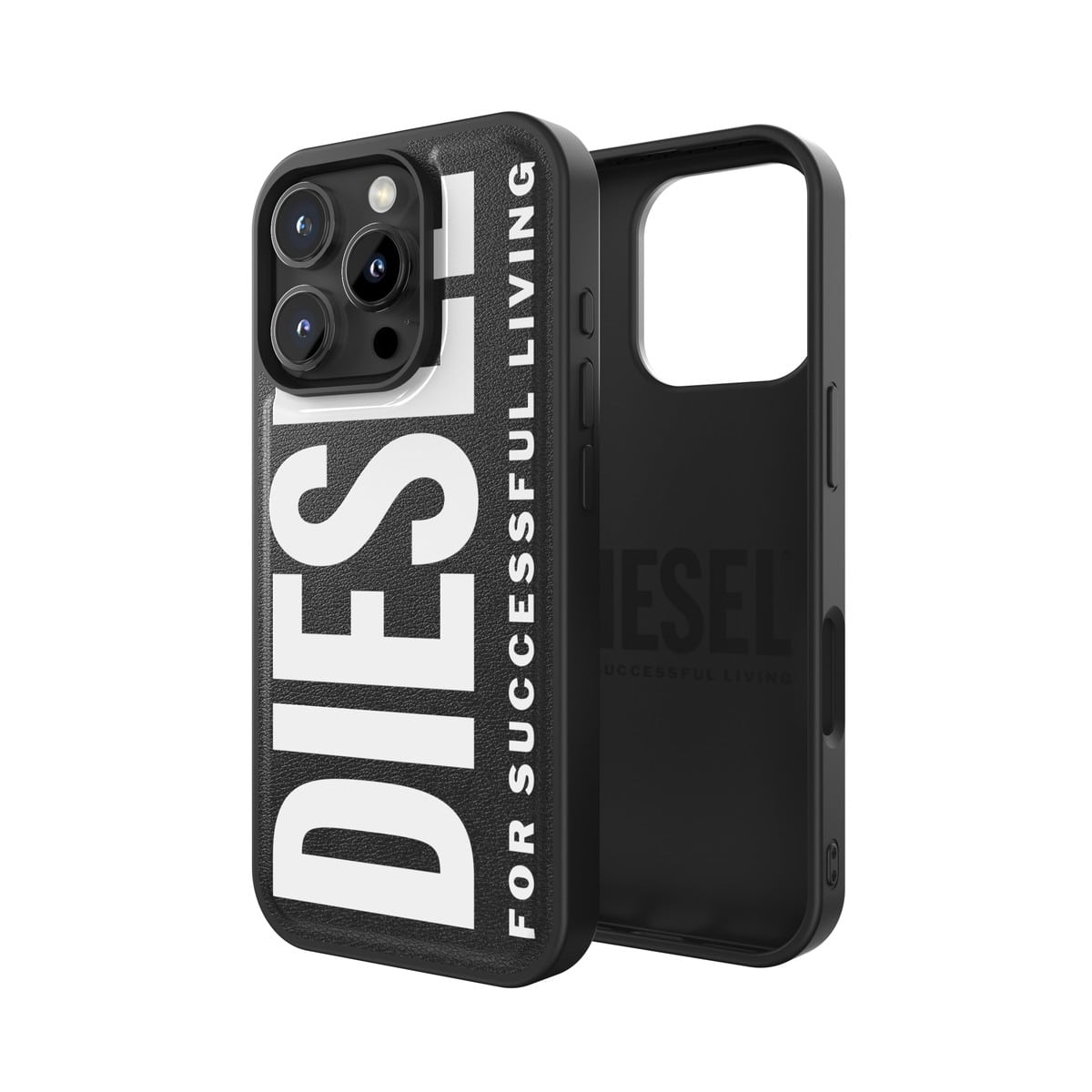 DIESEL iPhone 16 Pro ケース iPhone 16 Pro Maxケース Booklet MagSafe ブラック – MiraiSell
