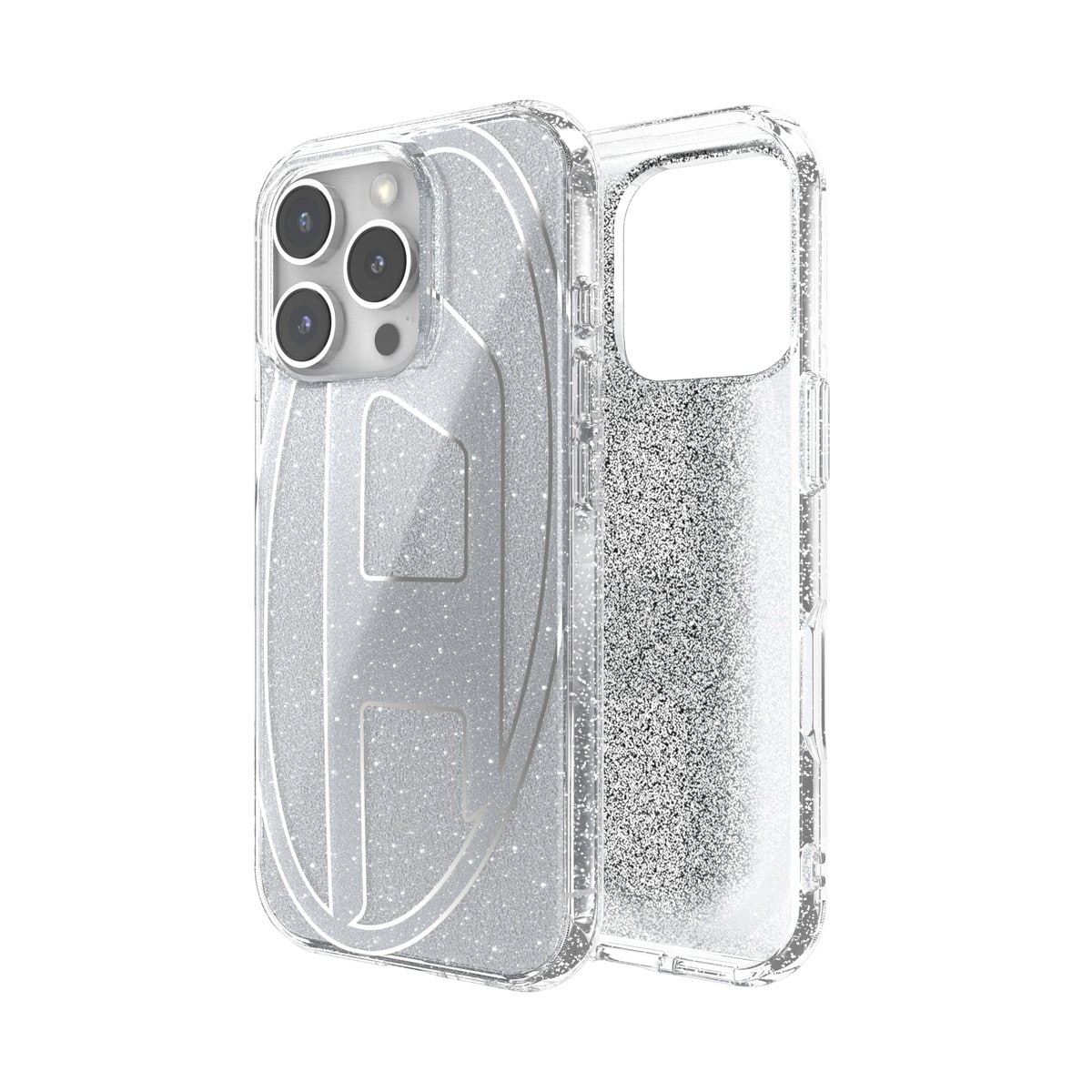 DIESEL スマホケース iPhone 16 Pro iPhone 16 Pro Diesel Oval D Neon Case FW24 black/yellow