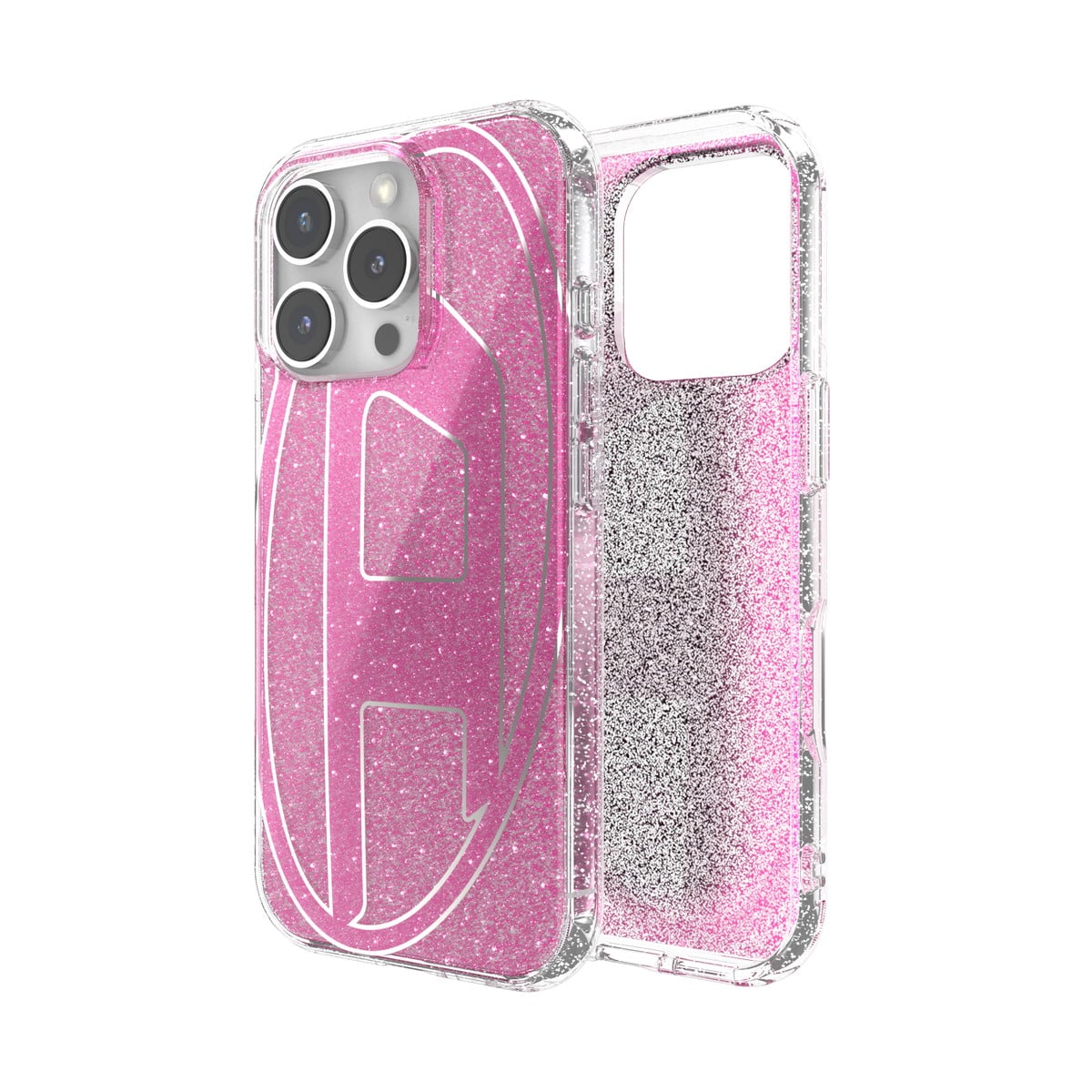 diesel Oval D Glitter ピンク iPhone15 DIESEL iPhone15ケース Oval D Glitter ピンク – MiraiSell