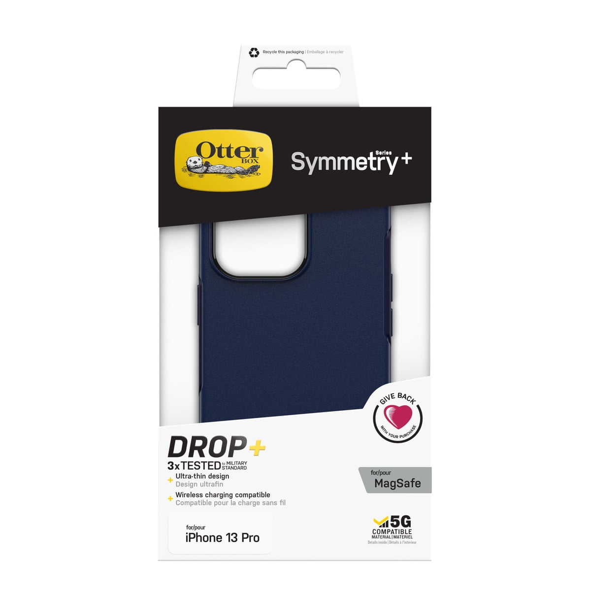 iPhone13Proケース SYMMETRY PLUS ネイビーキャプテン 77-83590