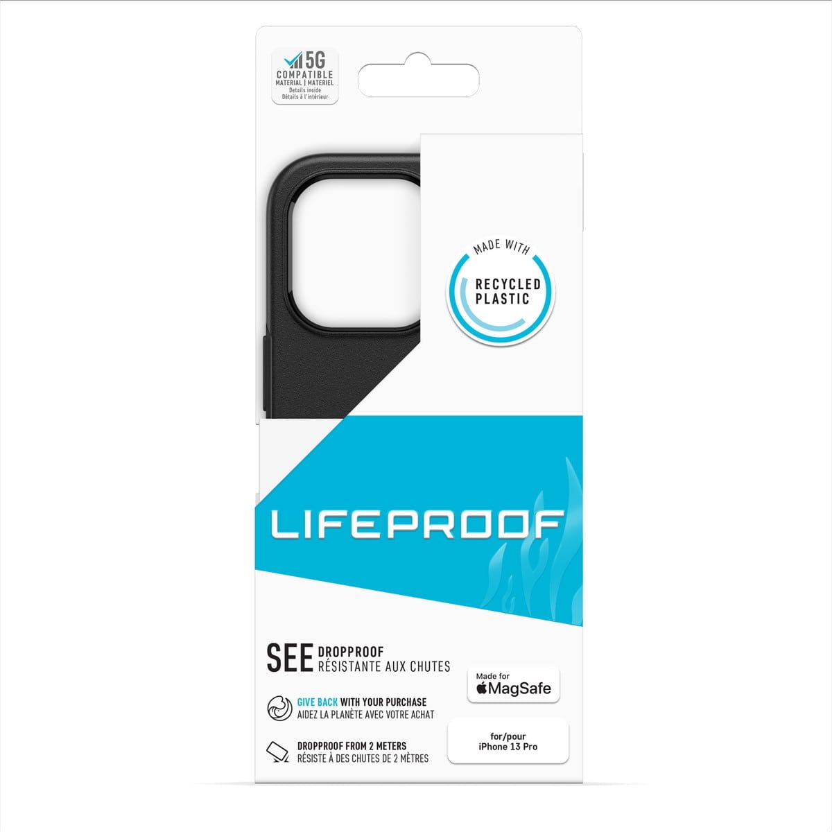 iPhone 13 Pro ケース LifeProof SEE MagSafe ブラック 77-85699 OtterBox オッターボックス ≪特価！≫ (77-85699)