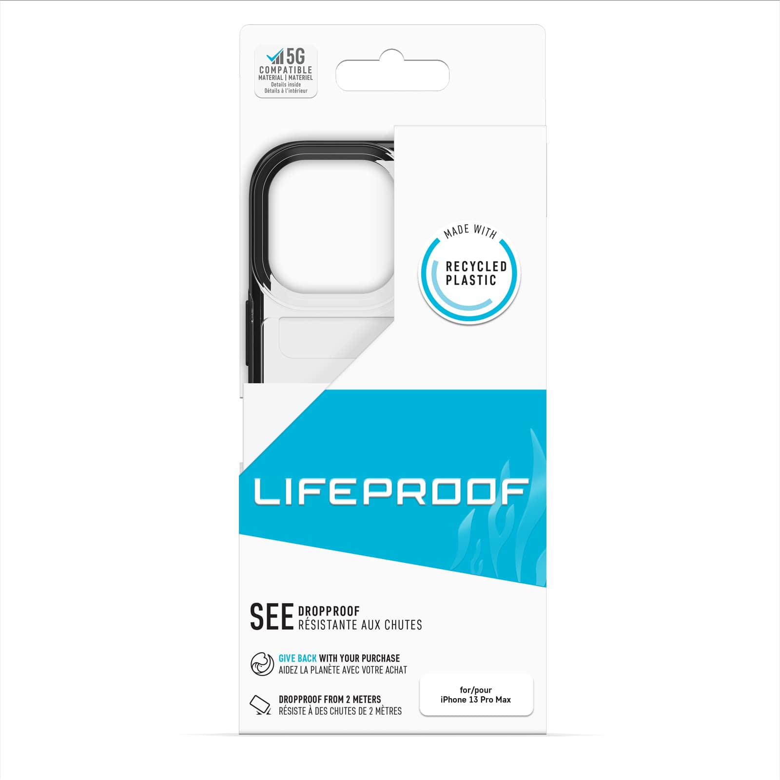OtterBox[オッターボックス] iPhone 13 Pro Max ケース LifeProof SEE ジールグレー (77-85707)