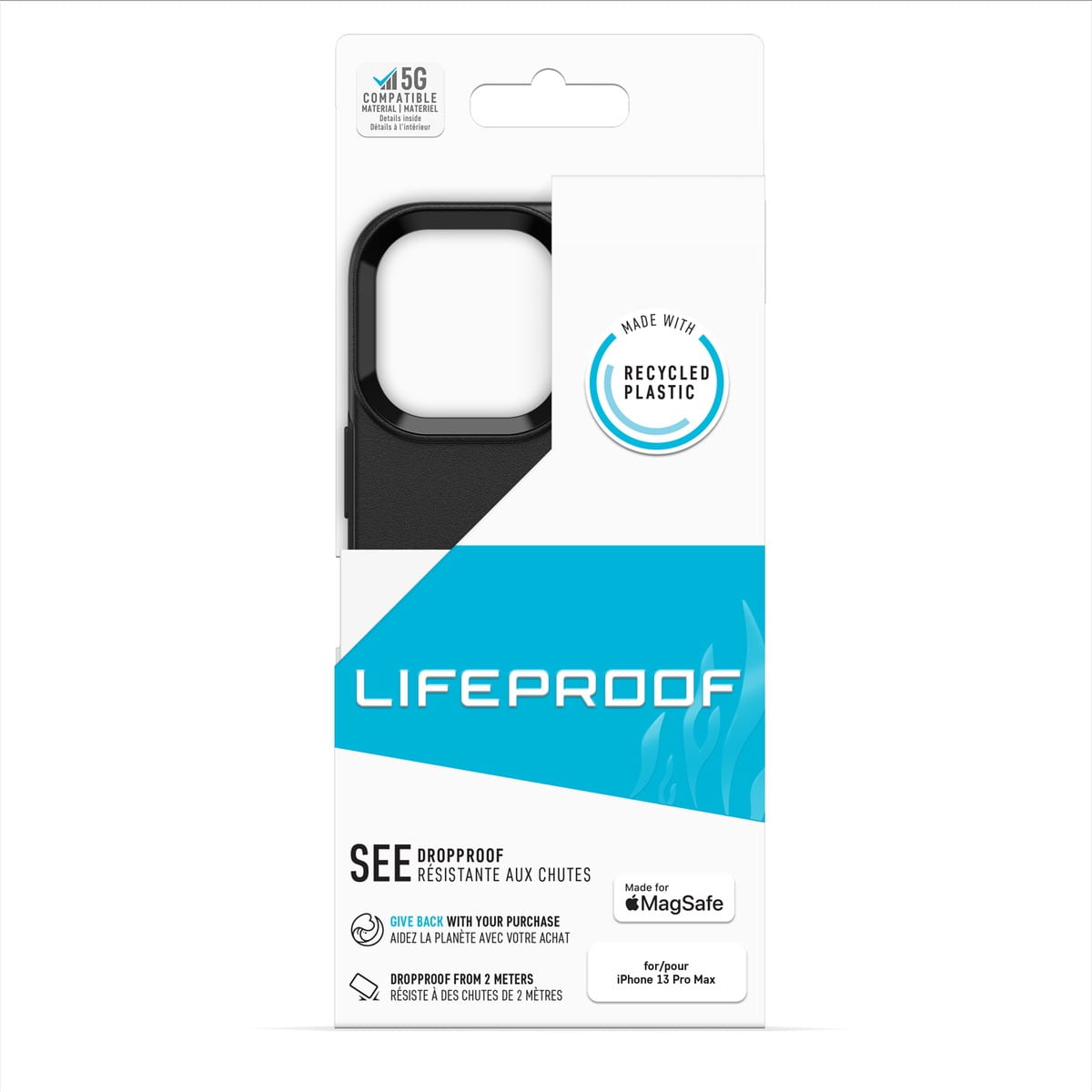 iPhone 13 Pro Max ケース LifeProof SEE MagSafe ブラック 77-85709 OtterBox オッターボックス ≪特価！≫ (77-85709)