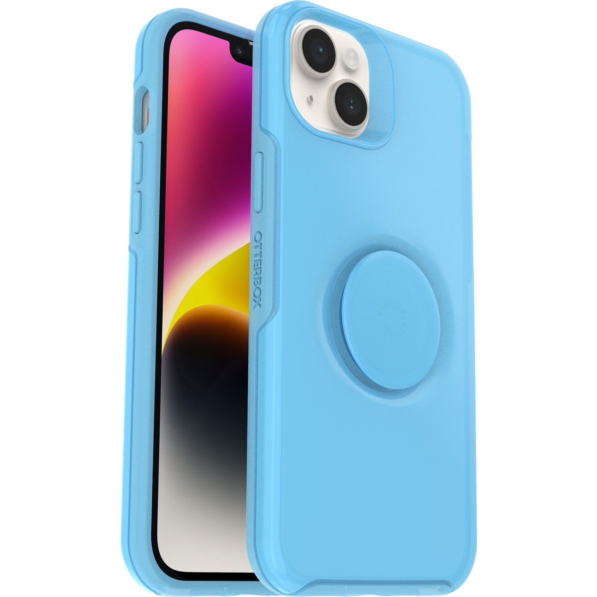 iPhone 14 Plus ケース OTTER + POP SYMMETRY シアン 77-88783 OtterBox オッターボックス ≪特価!≫ (77-88783)