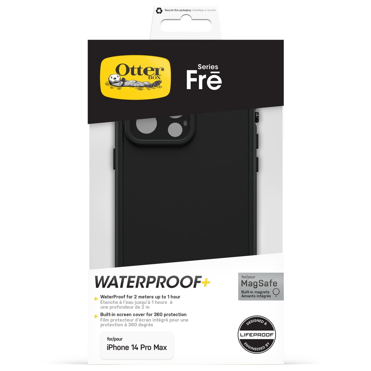 iPhone 14 Pro Max スマホケース スマホカバー MagSafe対応 Black(ブラック) OtterBox[オッターボックス] FRE[フリー] (77-90175)