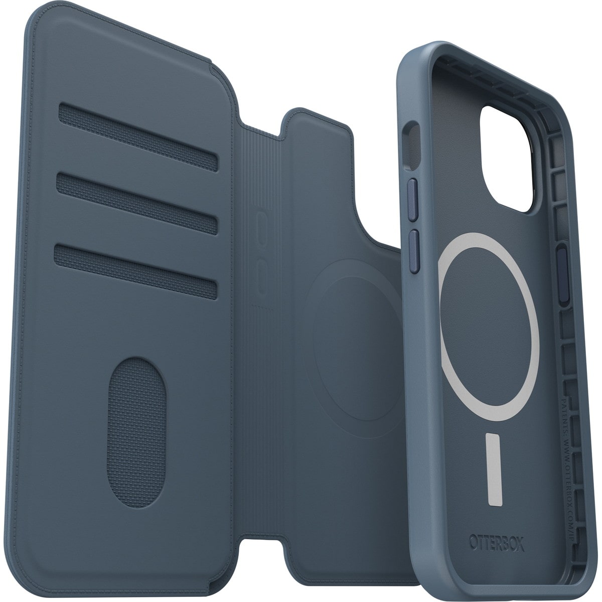 iPhone 14 ケース Folio MagSafe 耐衝撃 ブルーティフル OtterBox オッターボックス (77-90220)