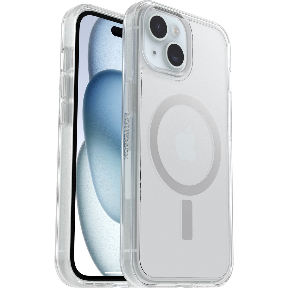iPhone15 ブルー 128G 【箱•ケーブル•ケース付き