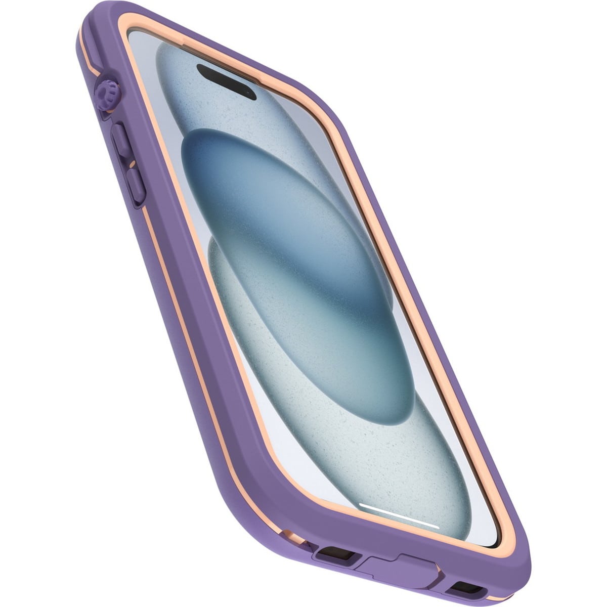 iPhone15ケース Fre 耐衝撃 MILスペック 防水 MagSafe プラム 77