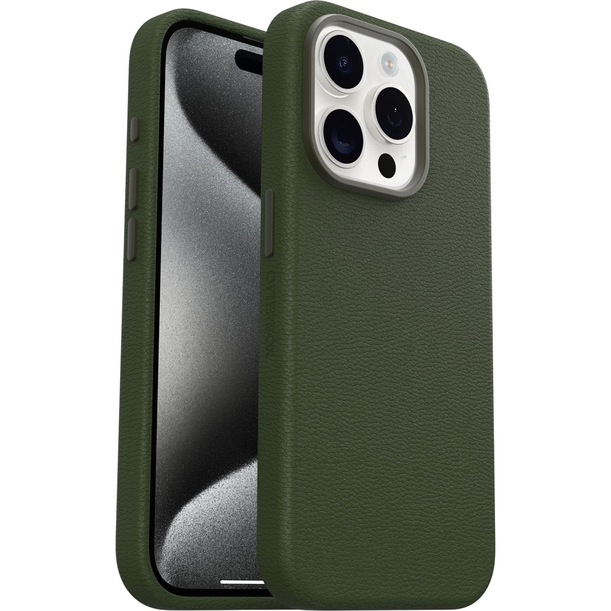 iPhone 15 Pro ケース Symmetry Cactus Leather Cactus Groove グリーン OtterBox オッターボックス ≪特価!≫ (77-95750)