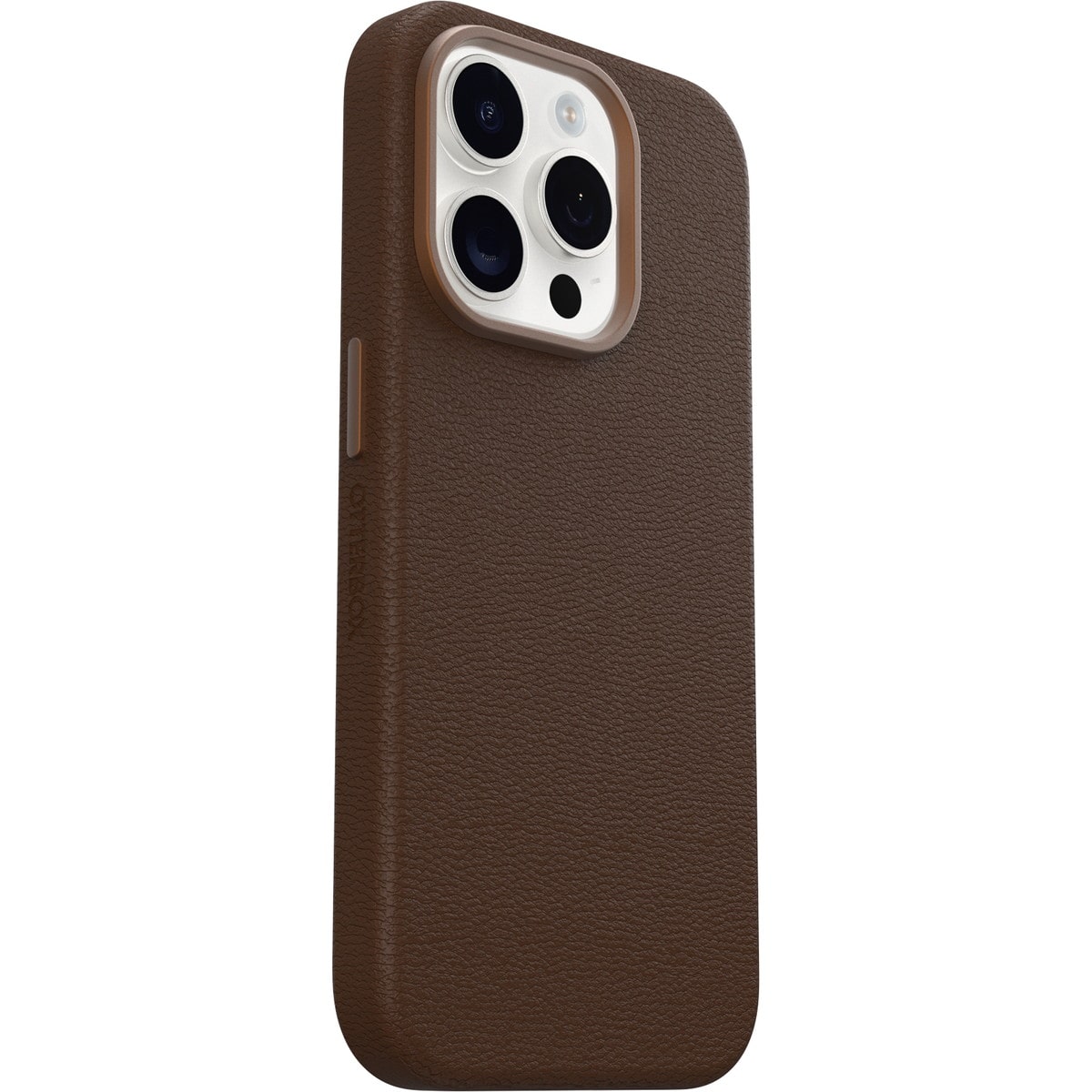 iPhone15Proケース Symmetry Cactus Leather Rich Adobe ブラウン