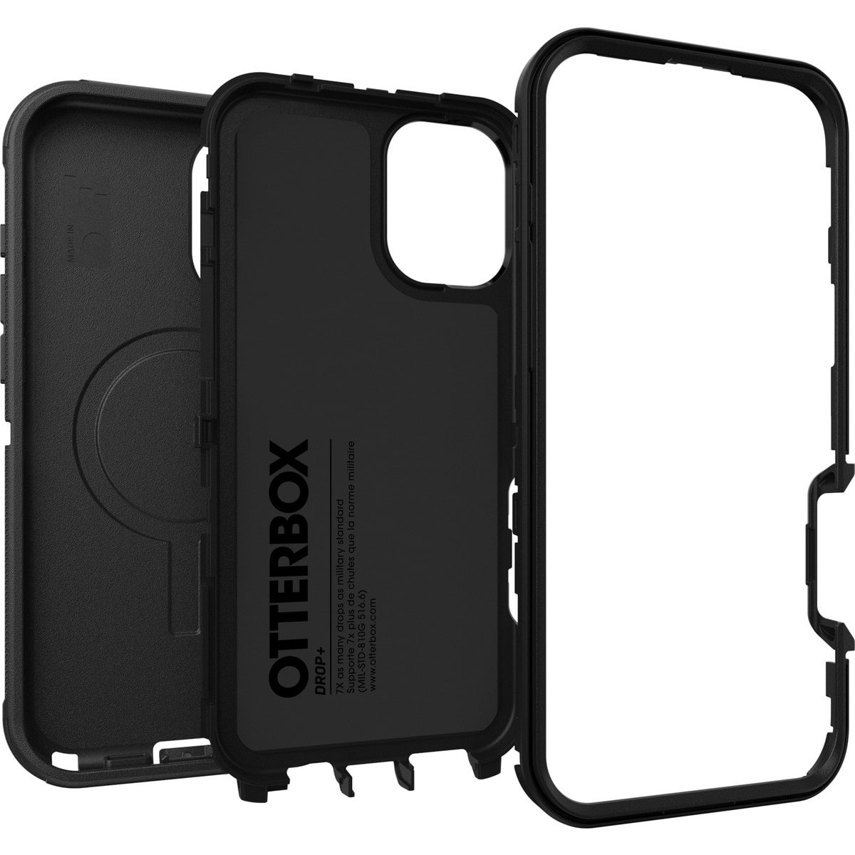 iPhone16用カバー OTTERBOX Leather ブラック Black Leather iPhone 16 Pro Max Case | OtterBox Cactus Leather