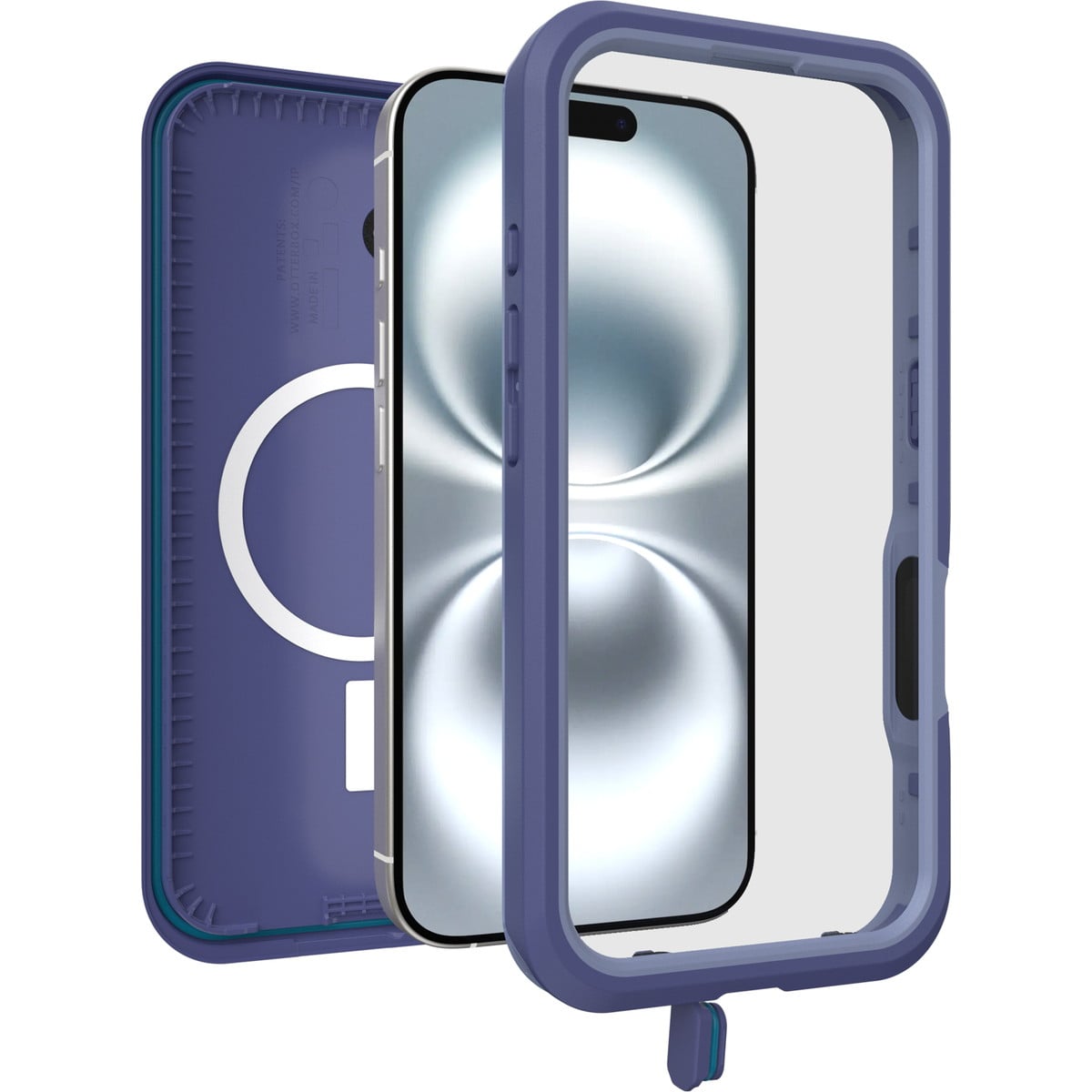 iPhone 16 スマホケース スマホカバー Fre MagSafe対応 Denver Dusk Purple 防水 耐衝撃 パープル (77-96146) パープル