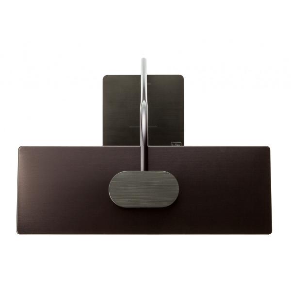 ecorica[エコリカ] 有機ELデスクライト OLED SKY ブラック 黒 7段調光 タッチスイッチ スタイリッシュ スリム 卓上ライト 読書 勉強 仕事 ネイル (EELM-SKY100-W)