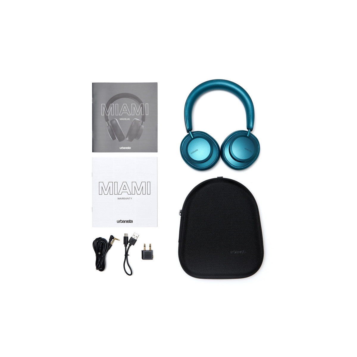 ワイヤレスヘッドホン MIAMI〔マイアミ〕 Noise Cancelling Bluetooth グリーン