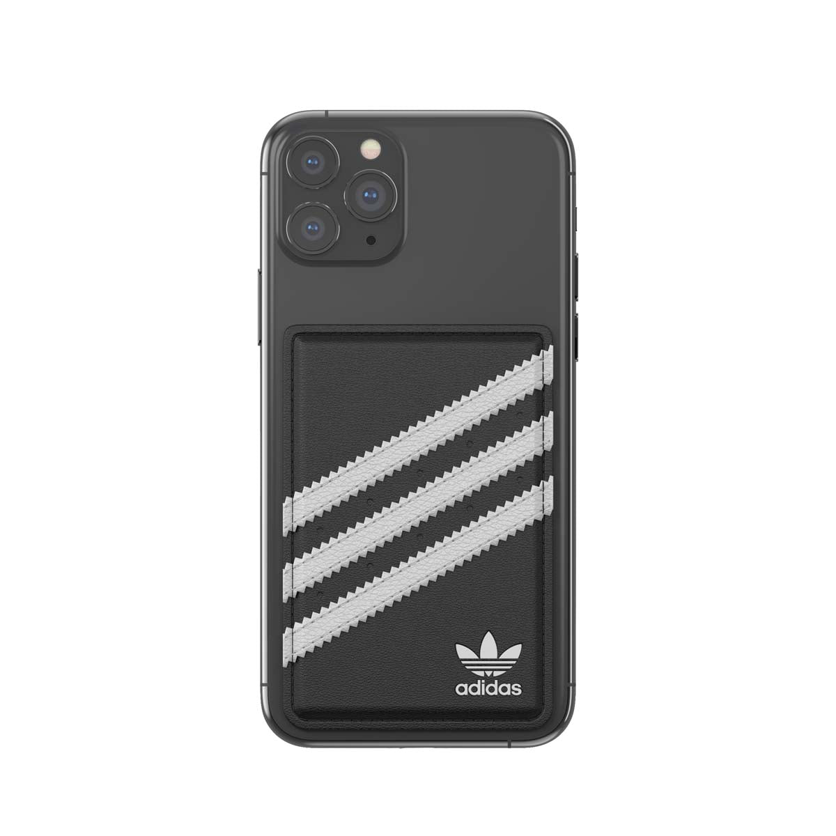 adidas Originals[アディダス オリジナルス] Card Case Black/White スマホ用カードケース ユニバーサルポケット ロゴ 繰り返し使用可能な接着素材 接着跡が残りにくい ブラック/ホワイト ≪特価！≫ (37688(EW1775))