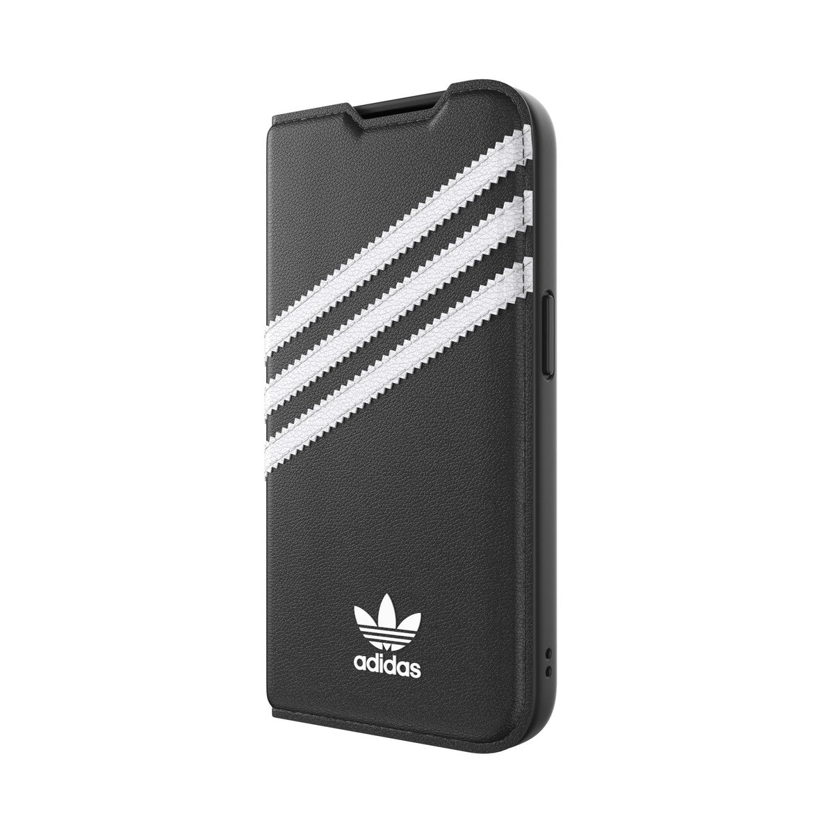 adidas Originals[アディダス オリジナルス] iPhone 14 Pro スマホケース スマホカバー BOOKLET Black/White 手帳型 SAMBAシリーズモチーフ カードスリット ブラック/ホワイト ≪特価！≫ (50196(GC2941))