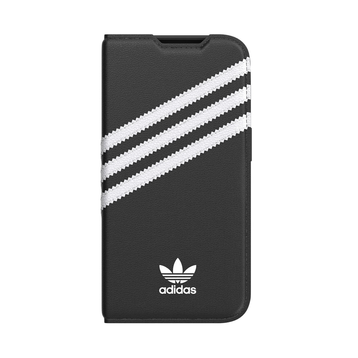 adidas Originals[アディダス オリジナルス] iPhone 14 Pro スマホケース スマホカバー BOOKLET Black/White 手帳型 SAMBAシリーズモチーフ カードスリット ブラック/ホワイト ≪特価！≫ (50196(GC2941))