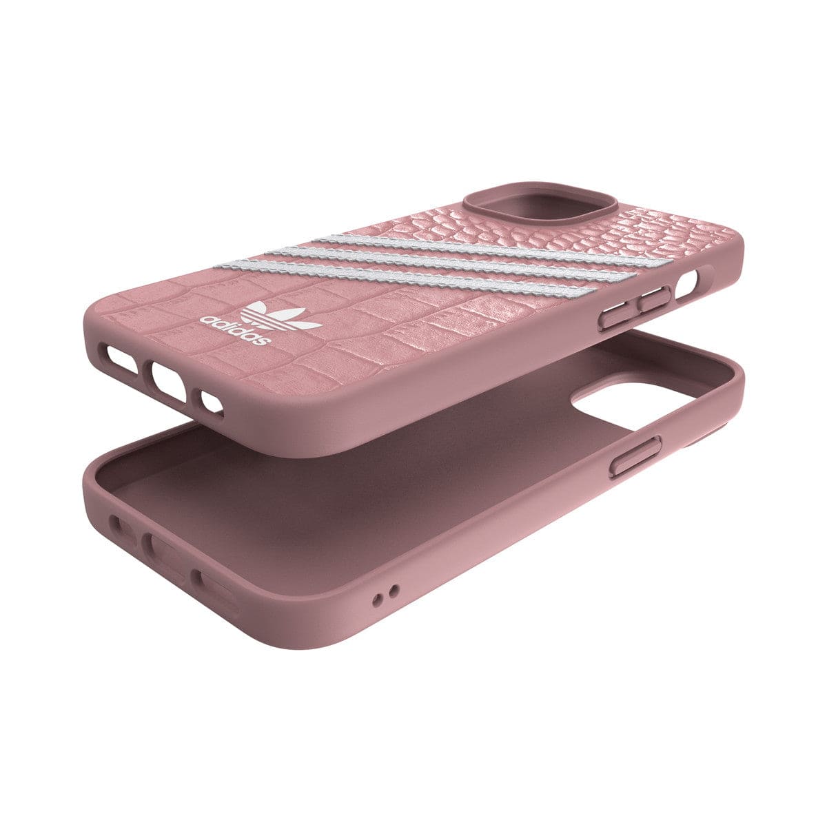 新品 adidas (アディダス) iPhone14用 3ストライプス ピンク