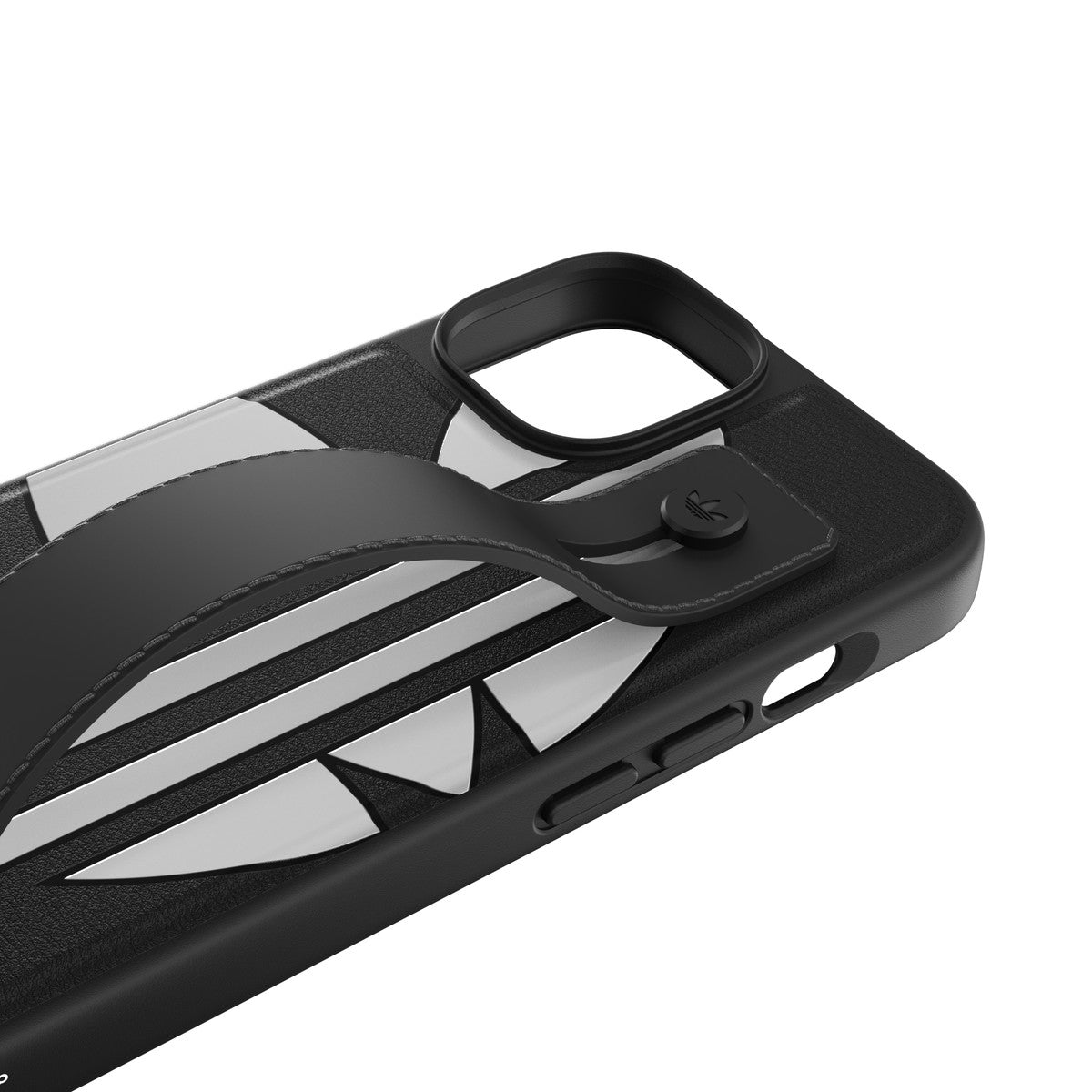 iPhone14ケース ハンドストラップ Big Logo ブラック
