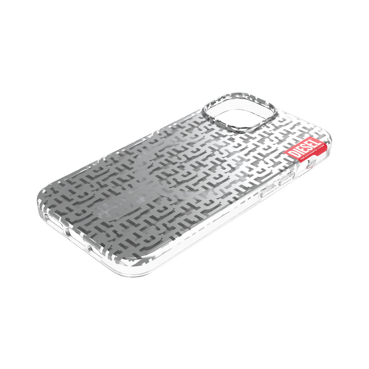 iPhone14ケース クリアモノグラム MagSafe対応 シルバー