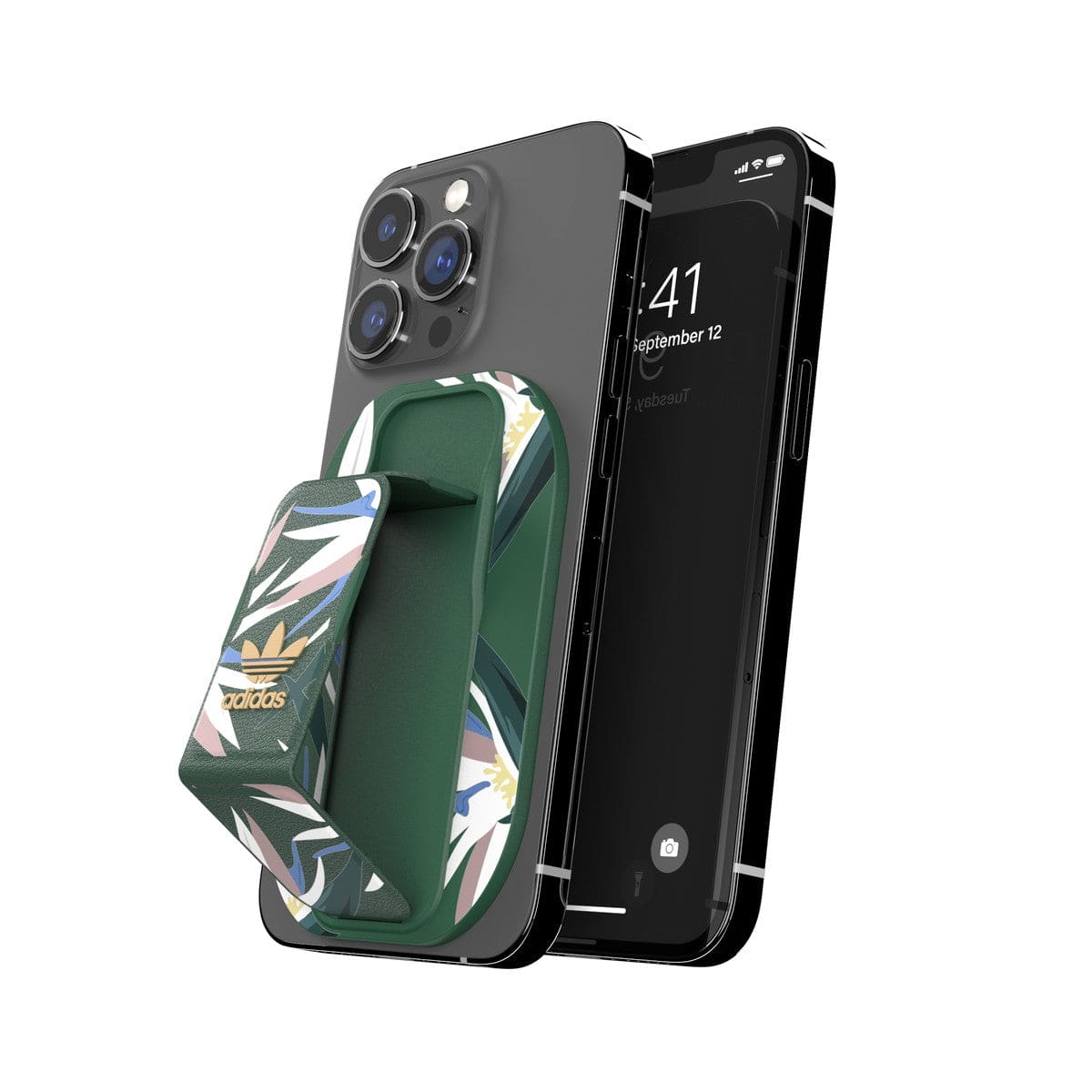 adidas Originals[アディダス オリジナルス] スマホグリップ スマホスタンド Green/Gold MagSafe対応 マグネット グリーン/ゴールド  ≪特価！≫ (50321(GC2998))