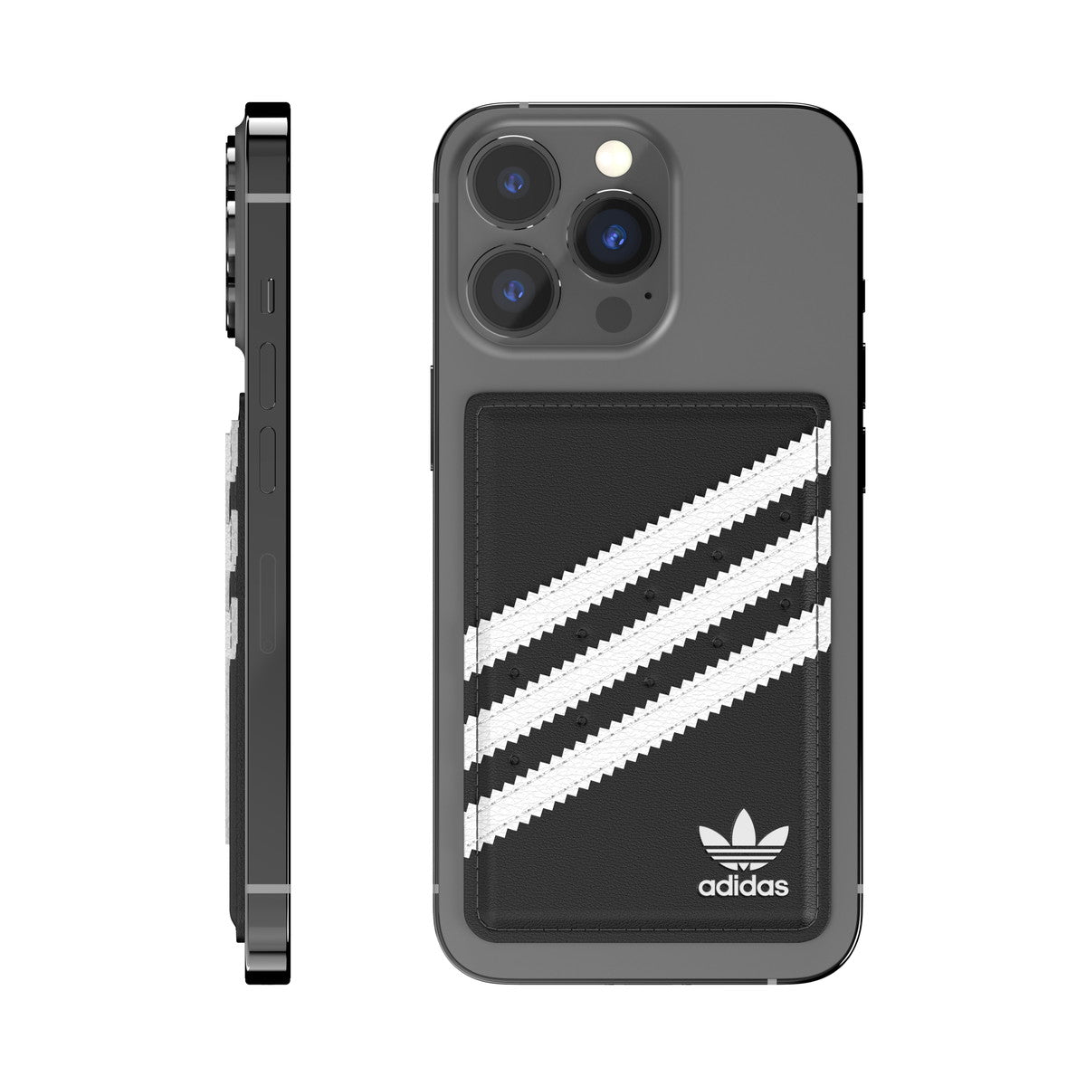 adidas Originals[アディダス オリジナルス] Ｃard Case MagSafe Black/White スマホ用カードケース ユニバーサルポケット MagSafe対応 マグネット SAMBAシリーズモチーフ ロゴ ブラック/ホワイト ≪特価！≫ (50325(GC3002))
