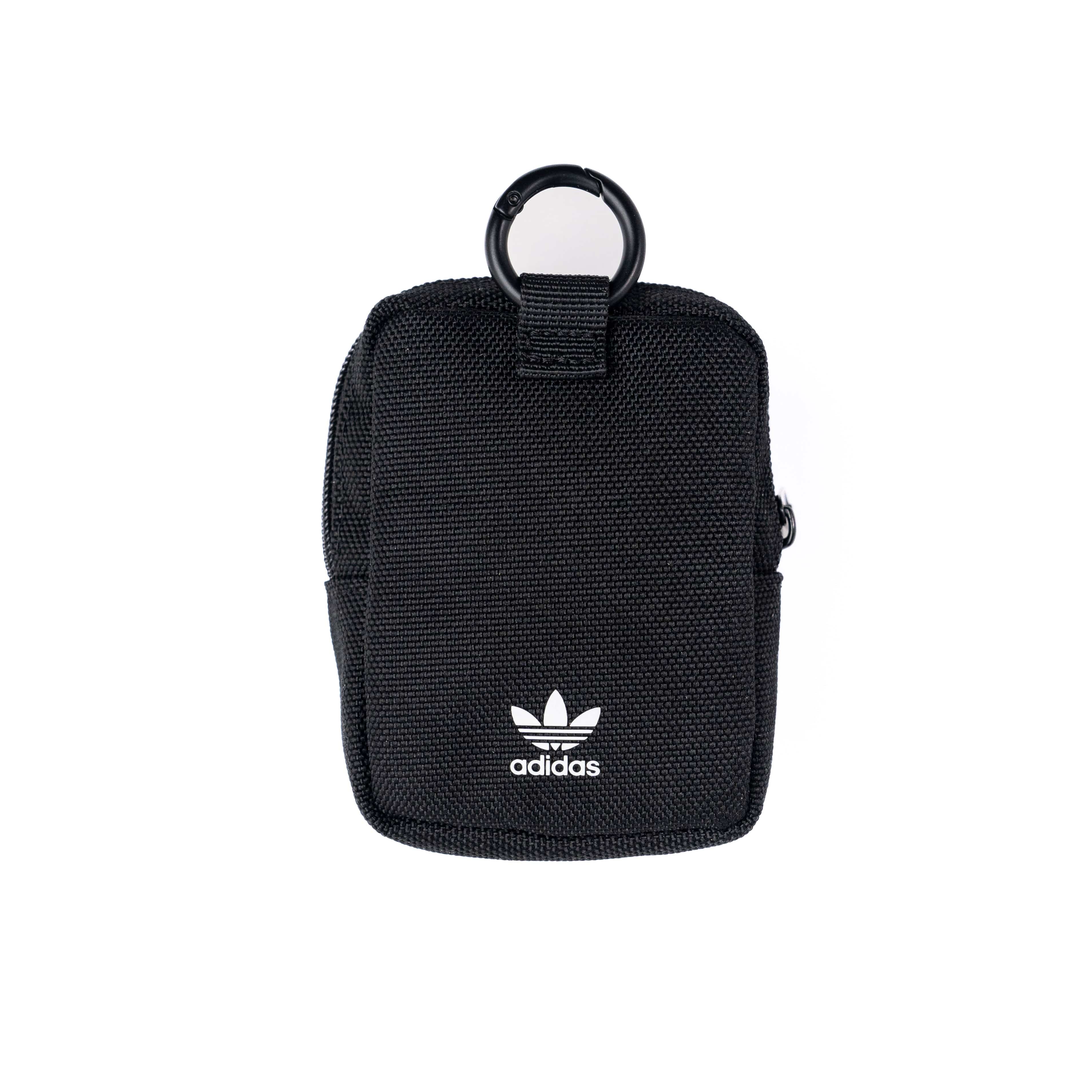 adidas Originals[アディダス オリジナルス] Small Tech Pouch Black/White ポーチ 小物入れ リング(カラビナ)付 ロゴ ブラック/ホワイト ≪特価！≫ (51724(IQ5119)) ブラック/ホワイト